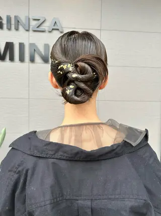 ロング ナカジマ ナナのヘアスタイル