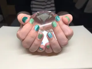 ネイル Rainbow Moonのネイルデザイン