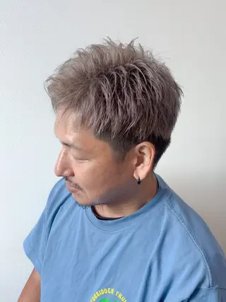 ショート カラー racil by rest plus【ラシル バイ レストプラス】所属・【メンズ特化！】 ryo9/10まで〜のヘアスタイル