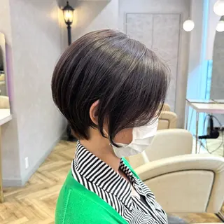 ショート 韓国ヘア/艶髪/ 透明感カラー/つぐみのヘアスタイル