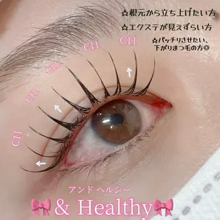 マツエク・マツパ 🎀LEDパリエクN o1韓ドルEYE🎀のマツエク・マツパデザイン