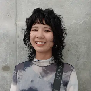 ミディアム パーマ 🌐サトウ リョウ🌐のヘアスタイル