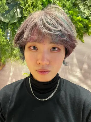 ショート カラー JEAN CLAUDE BIGUINE 横浜ベイクォーター店所属・Koharu 髪質改善カラーのヘアスタイル