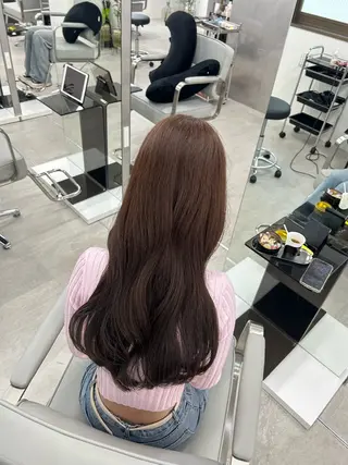 ロング カラー ♡透明感/艶カラー /haruka♡のヘアスタイル