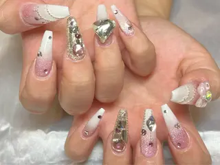 ロング 奥山joieange 心斎橋店のネイルデザイン