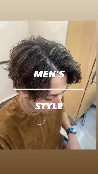 メンズ 大人女性ぼかし メンズ強化🦙平作のヘアスタイル