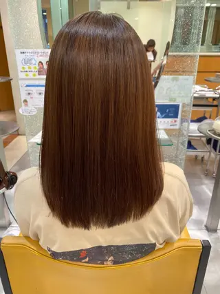 セミロング 三田 豪のヘアスタイル