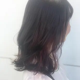 ミディアム カラー RINA🧤 デザインとボブのヘアスタイル