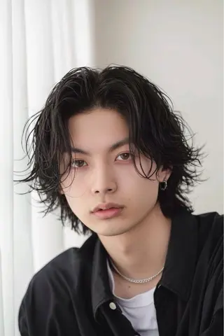 ミディアム カラー パーマ メンズ ☀️Luana☀️ 公式/大通のヘアスタイル