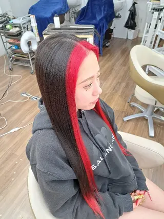 ロング カラー GLOSS❤︎ Harunaのヘアスタイル