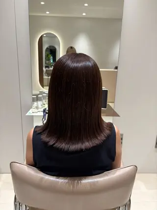 ミディアム カラー viola by FUGA hair所属・カラーモデル募集中 🪽yu-naのヘアスタイル