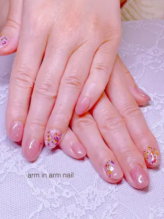 ネイル arm in arm ︎✿Yamamotoのマツエク・マツパデザイン