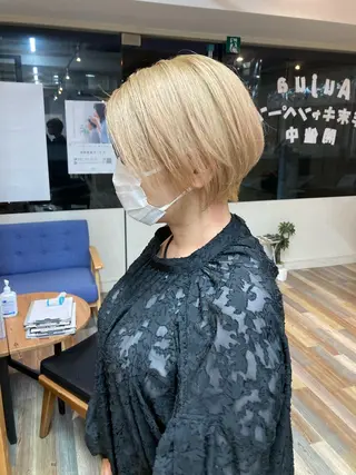 ショート カラー ✂️似合わせの魔術師 石田一樹✂️のヘアスタイル
