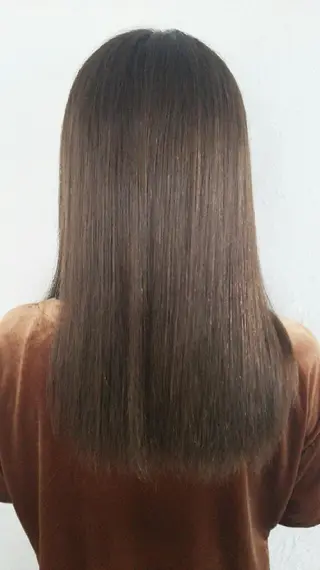 カラー セミロング こだしま   みなのヘアスタイル