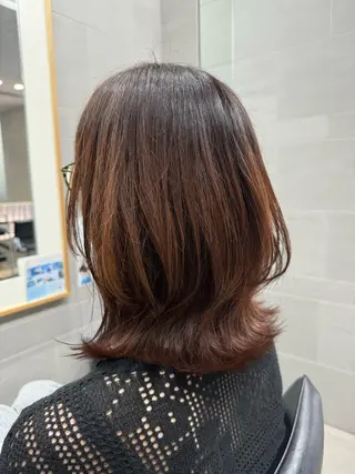 ミディアム カラー ferna所属・吉野 正啓のヘアスタイル