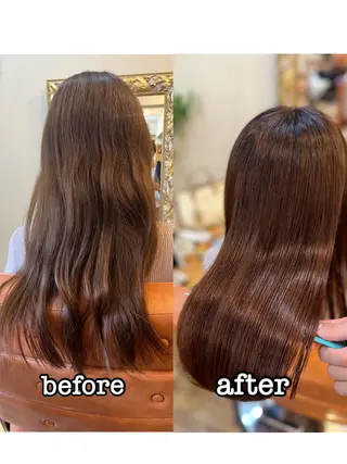 ロング ⚪️髪質改善 縮毛 店長 コウ⚪️のヘアスタイル