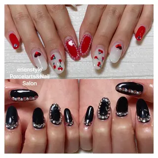 ミディアム ネイル 👑enen style👑のネイルデザイン