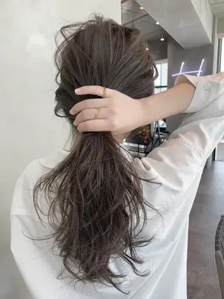 ロング カラー リピート率No.1✨ ユウキのヘアスタイル