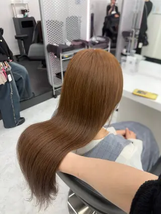 ロング カラー パーマ ヘアアレンジ メンズ キッズ ♥️韓国ヘア レイヤー♥️ゆりのヘアスタイル