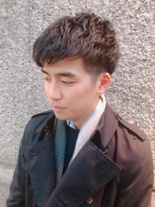 ショート カラー パーマ ヘアアレンジ メンズ CHIC share salon所属・ちこ .のヘアスタイル