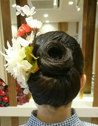 ヘアアレンジ ロング ヘアセット/髪質改善 /カラー/TADOのヘアスタイル