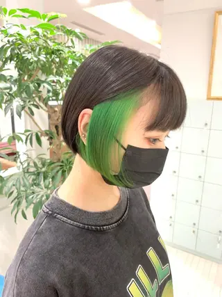 ショート カラー 🎀透明感 カラー🎀ミズキのヘアスタイル