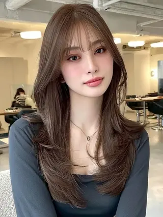 セミロング ＫＡＮＡ/天王寺 🎀🫧のヘアスタイル