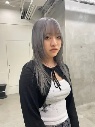 ミディアム カラー ハイトーン/レイヤー 🌸さくらのヘアスタイル