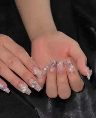 ネイル Hina 池袋 長だしチップ専門店のネイルデザイン