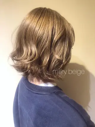 ショート 🧡ミルクティー/ レイヤー🧡ショウナのヘアスタイル