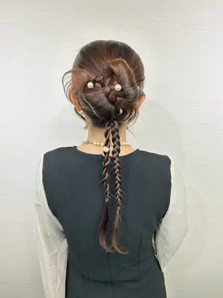 ロング YUMEYAKATA 五条店のヘアスタイル