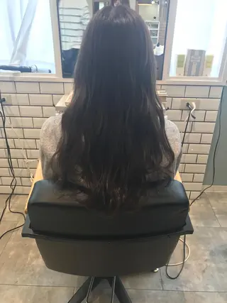 ロング カラー ヤマナカ エリカのヘアスタイル