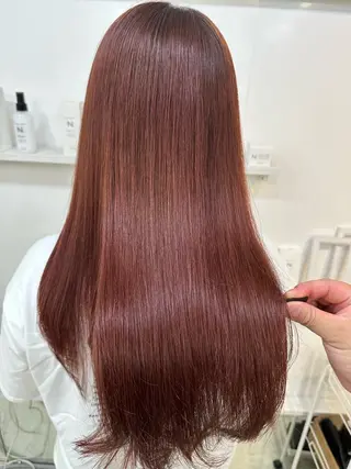 ロング カラー 髪質改善/レイヤー ストウシンゴのヘアスタイル