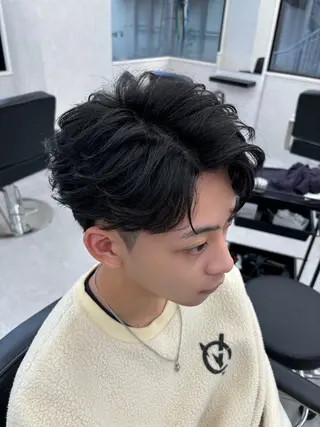 ショート メンズ 岩井 虎大郎のヘアスタイル