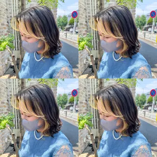 ショート カラー 大人可愛い透明感🌟 小顔・韓国髪🌟野中のヘアスタイル