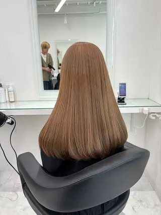 ロング カラー 💖ミルクティー💖 あかり💖のヘアスタイル