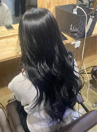 ロング カラー ブリーチカラーと、髪 質改善。HARUKAのヘアスタイル