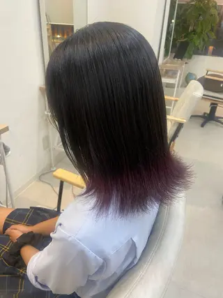ミディアム 宮澤 泉のヘアスタイル
