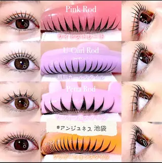 マツエク・マツパ アンジュベル サロンのマツエク・マツパデザイン