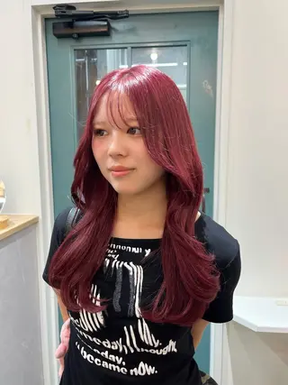 セミロング 【혁명】さら/사라: Korean🍀のヘアスタイル