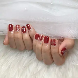 ネイル パラジェル/フィルイン　Oasisネイル相模大野所属・natsuki 🦊🩶のネイルデザイン