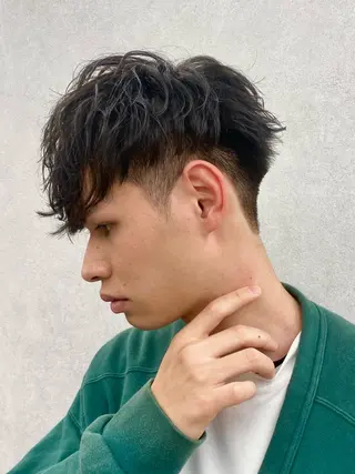 ショート メンズ 岩井 虎大郎のヘアスタイル