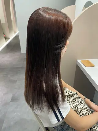 ロング カラー 佐野 えり奈のヘアスタイル