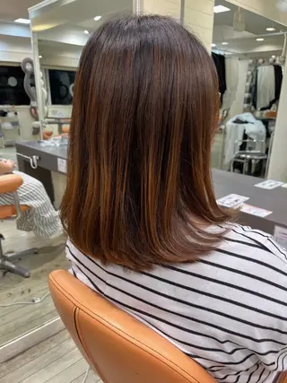 ミディアム ボブ/透明感カラー /大宮/たぐち🥣のヘアスタイル