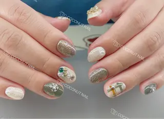 ネイル 神田 ココナッツのネイルデザイン