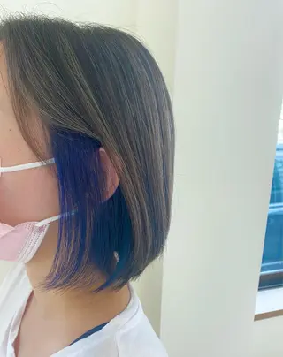 カラー 松本 菜那のヘアスタイル