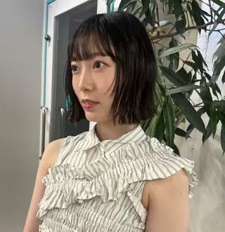 ショート 似合わせボブ/ 透明感カラー🪽のヘアスタイル