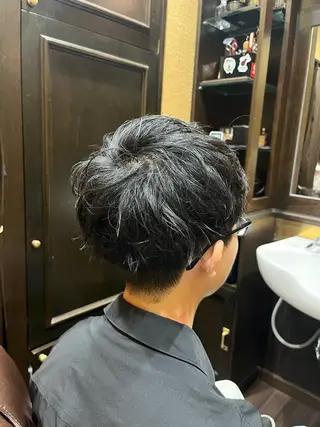 ショート メンズ UNTRACE -BARBER SHOP所属・工藤 千織のヘアスタイル