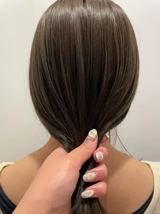 ミディアム カラー 💖美髪矯正💖 辻未侑のヘアスタイル