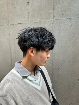 パーマ メンズ 似合わせカット /パーマ岡本淳平のヘアスタイル